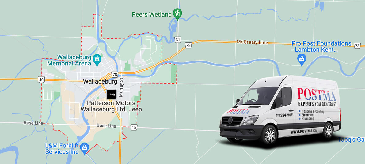 Postma Heating and Cooling - Wallaceburg, ON, Electrician