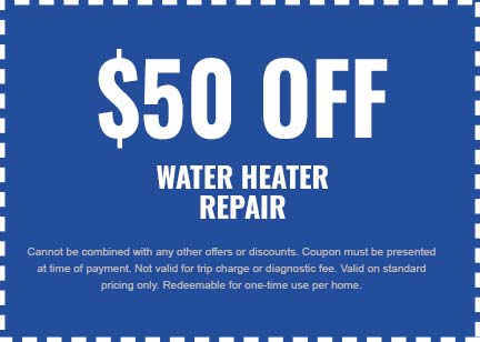 Discounts on Water Heater Repair