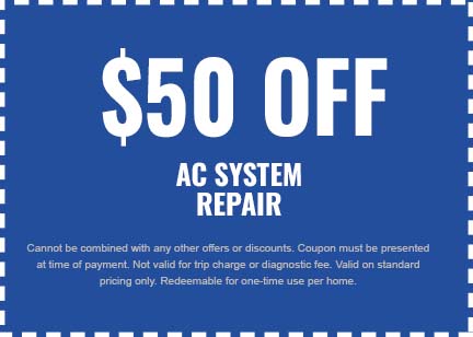 Discounts on AC System Repair