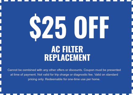Discounts on AC Filter Replacement