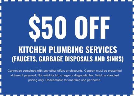Discounts on Kitchen Plumbing Services