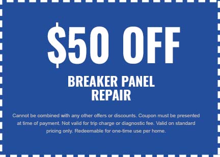 Discounts on Breaker Panel Repair