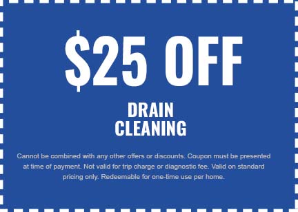 Discounts on Drain Cleaning
