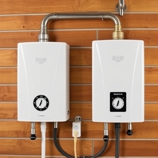 Tankless water heater system installed by Postma Heating and Cooling in Chatham-Kent, Ontario